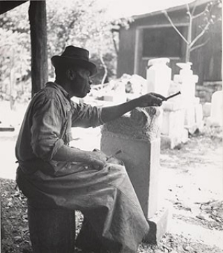 William Edmondson, Sculptor, by Edward Weston, 1941 
