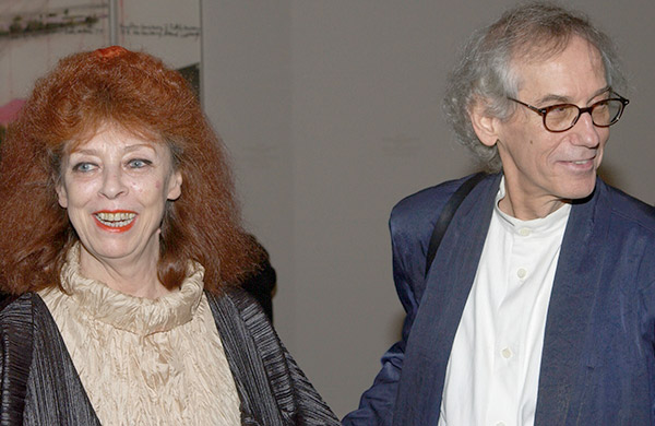 Christo and Jean-Claude at a Gallery opening