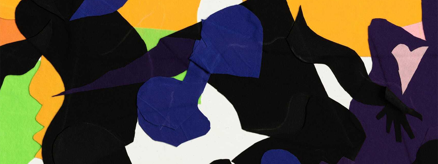 Oliver Lee Jackson, Triptych (3.20.15, 5.21.15, 6.8.15), 2015, applied felt, chalk, alkyd paint, and mixed media on wood panel, Purchased with funds from the Glenstone Foundation, 2019.143.1