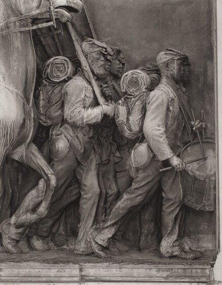 Richard Benson, Robert Gould Shaw Memorial, 1973, printed c. 2008