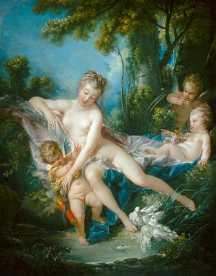 François Boucher, The Bath of Venus, 1751