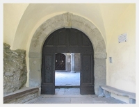 Entrance gate to the Sanctuary of La Verna