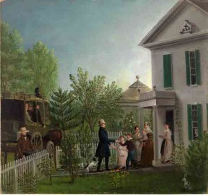 Professor Edward Hitchcock Returning from a Journey