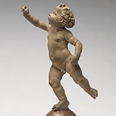 Andrea del Verrocchio, Putto Poised on a Globe