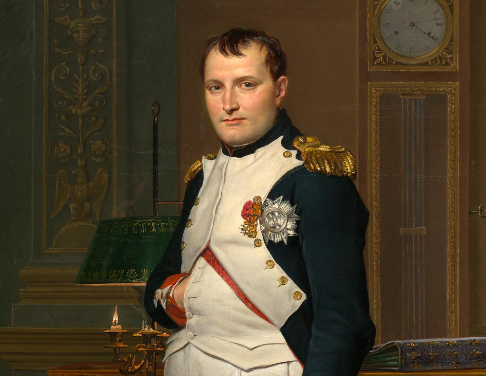 David: The Emperor Napoleon in His Study at the Tuileries