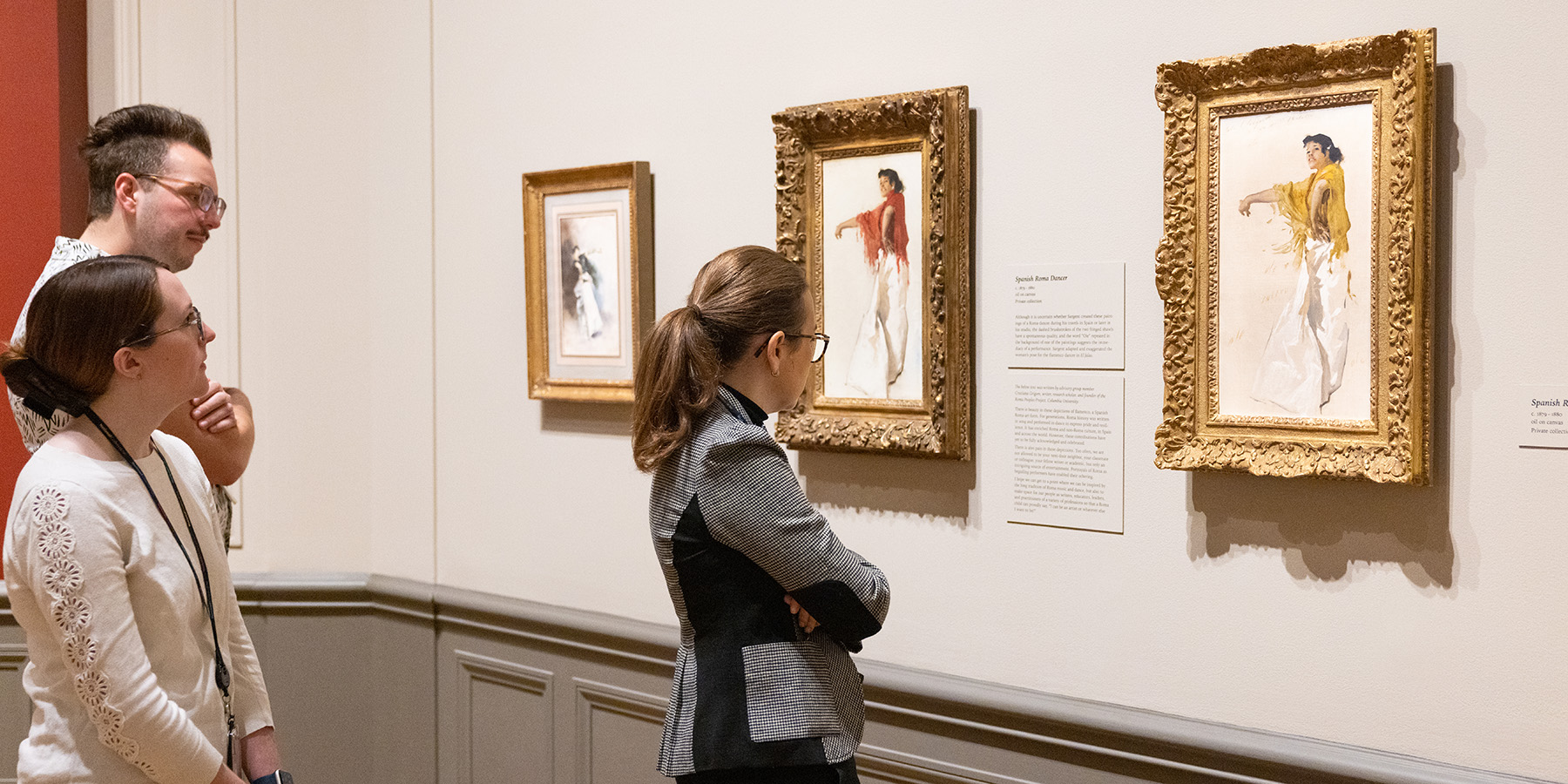 View of a fountain in front of the West Building
