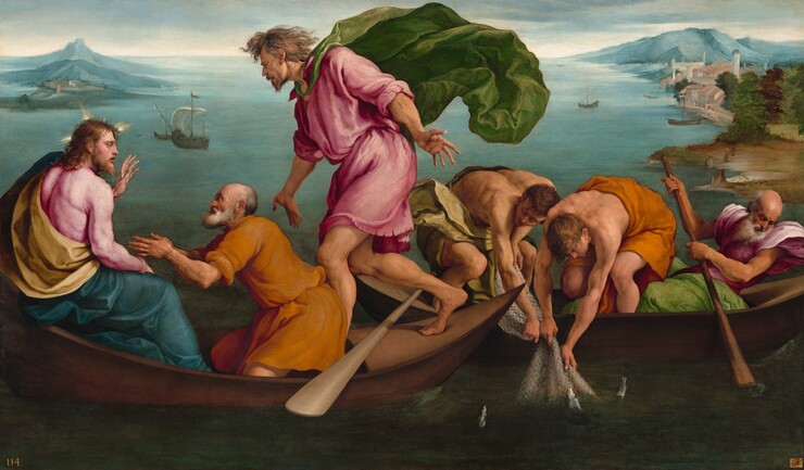 Jacopo Bassano: The Miraculous Draught of Fishes